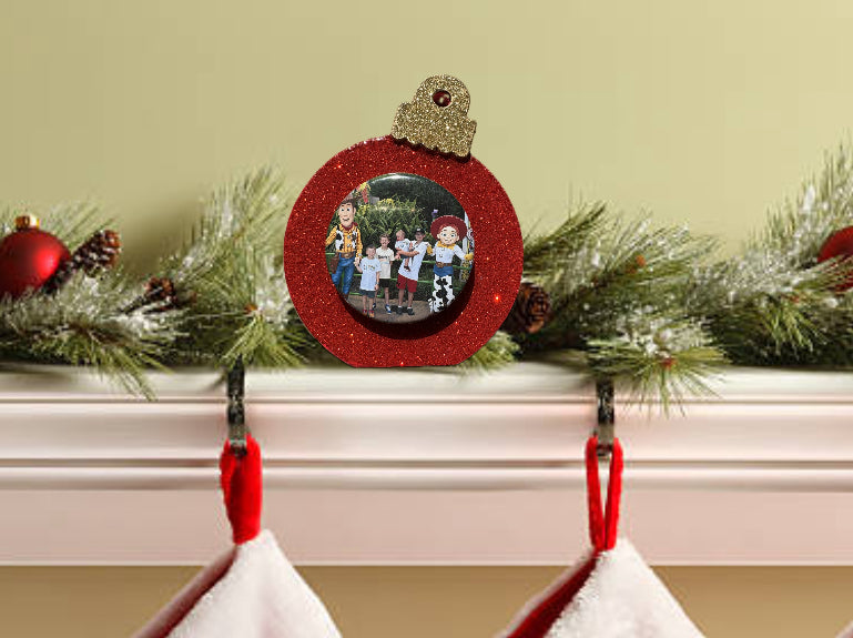 Photo Magnet Frame Ornament Block