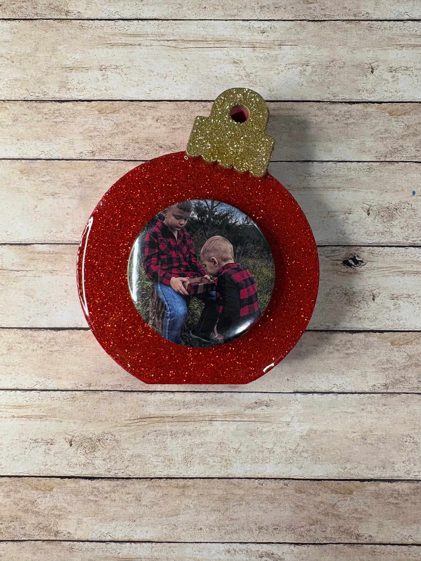 Photo Magnet Frame Ornament Block