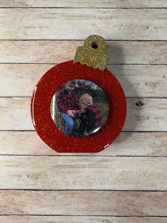 Photo Magnet Frame Ornament Block