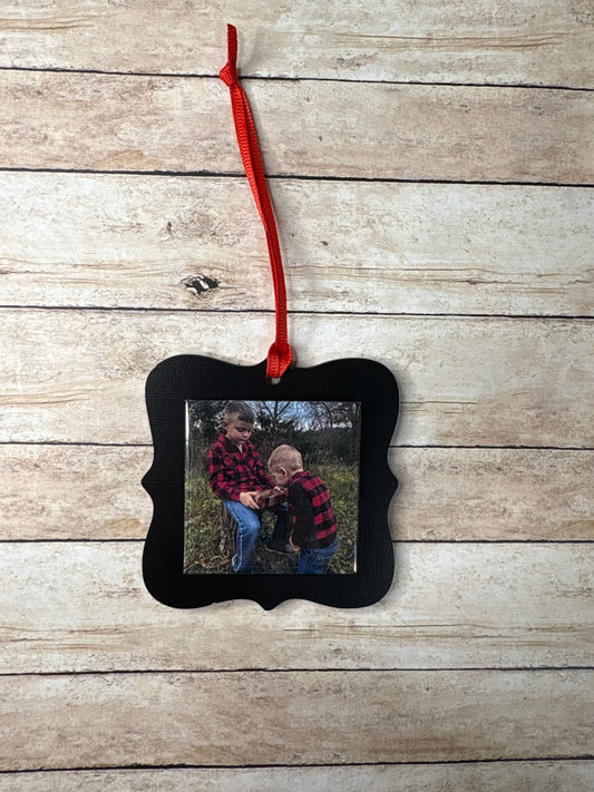 Square Photo Magnet Ornament
