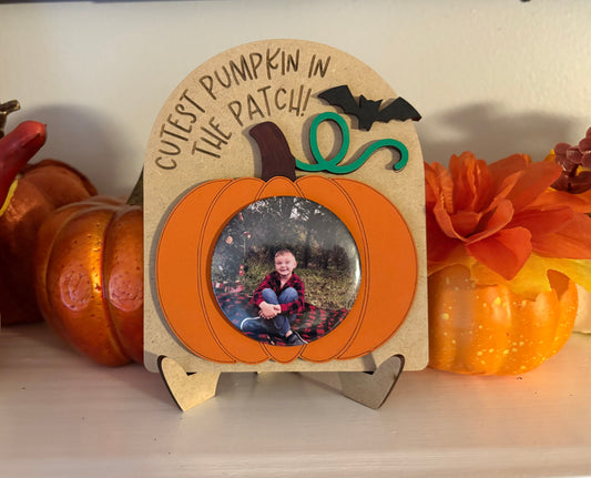 Photo Magnet Frame Pumpkin